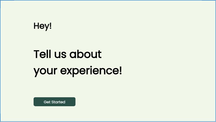 User Onboarding Survey