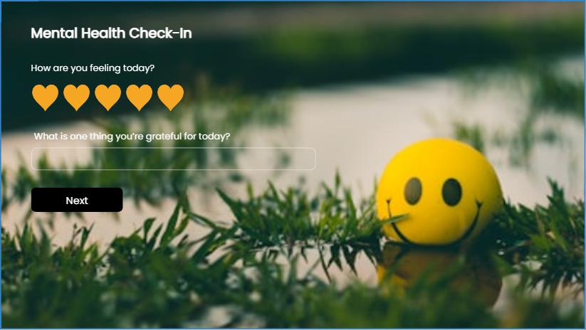Mental Health Check-In Form