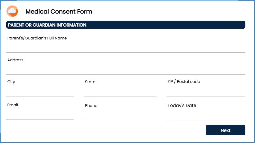 Medical Consent Form