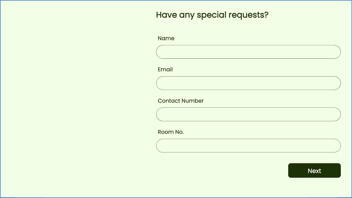 Special Request Form