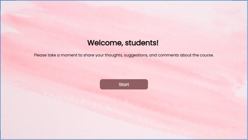 Online Course Feedback