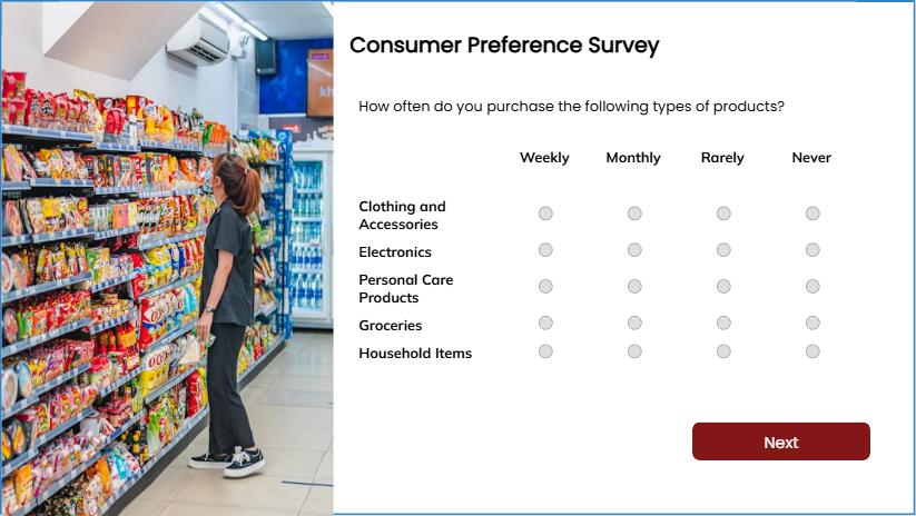 Consumer Preference Survey